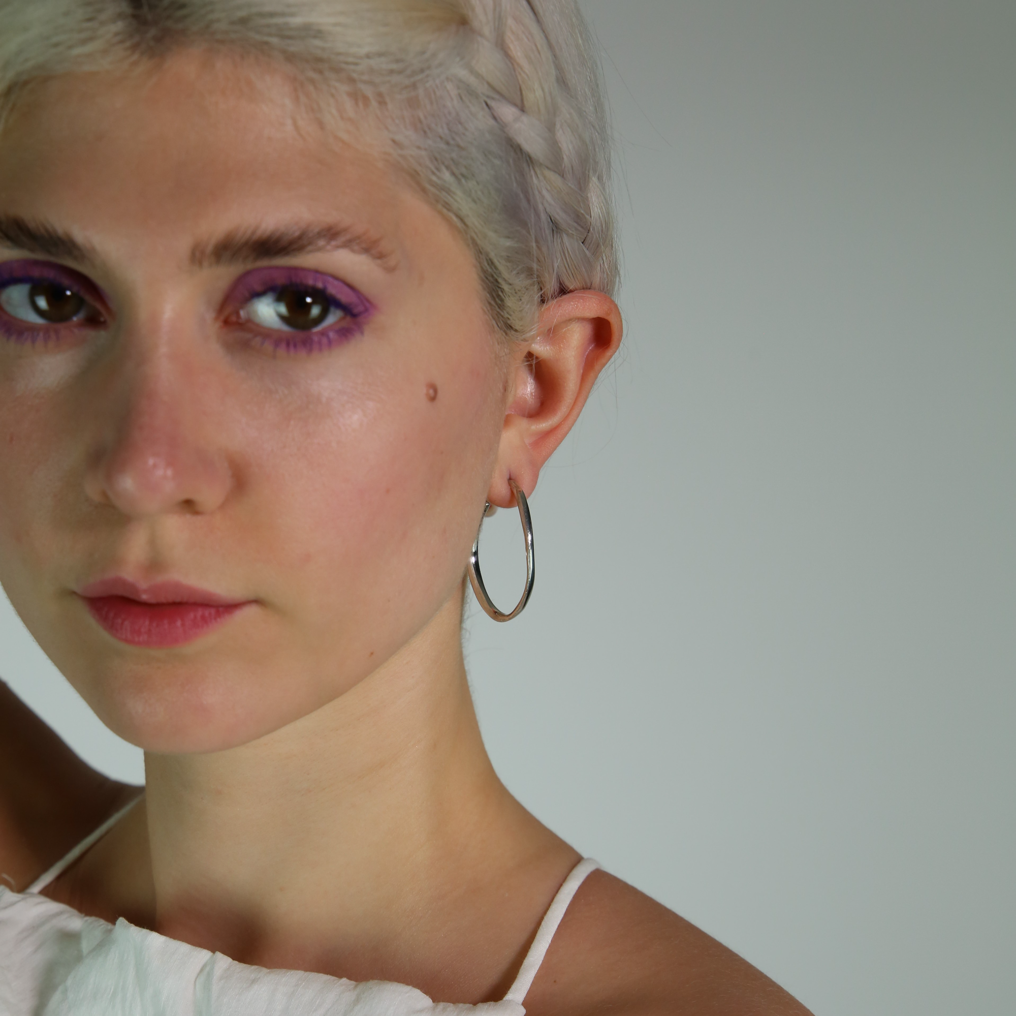 Oval earrings