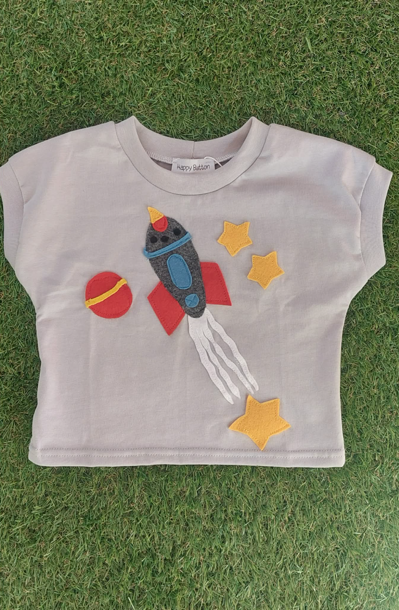 Happy Button Kids T-shirts
