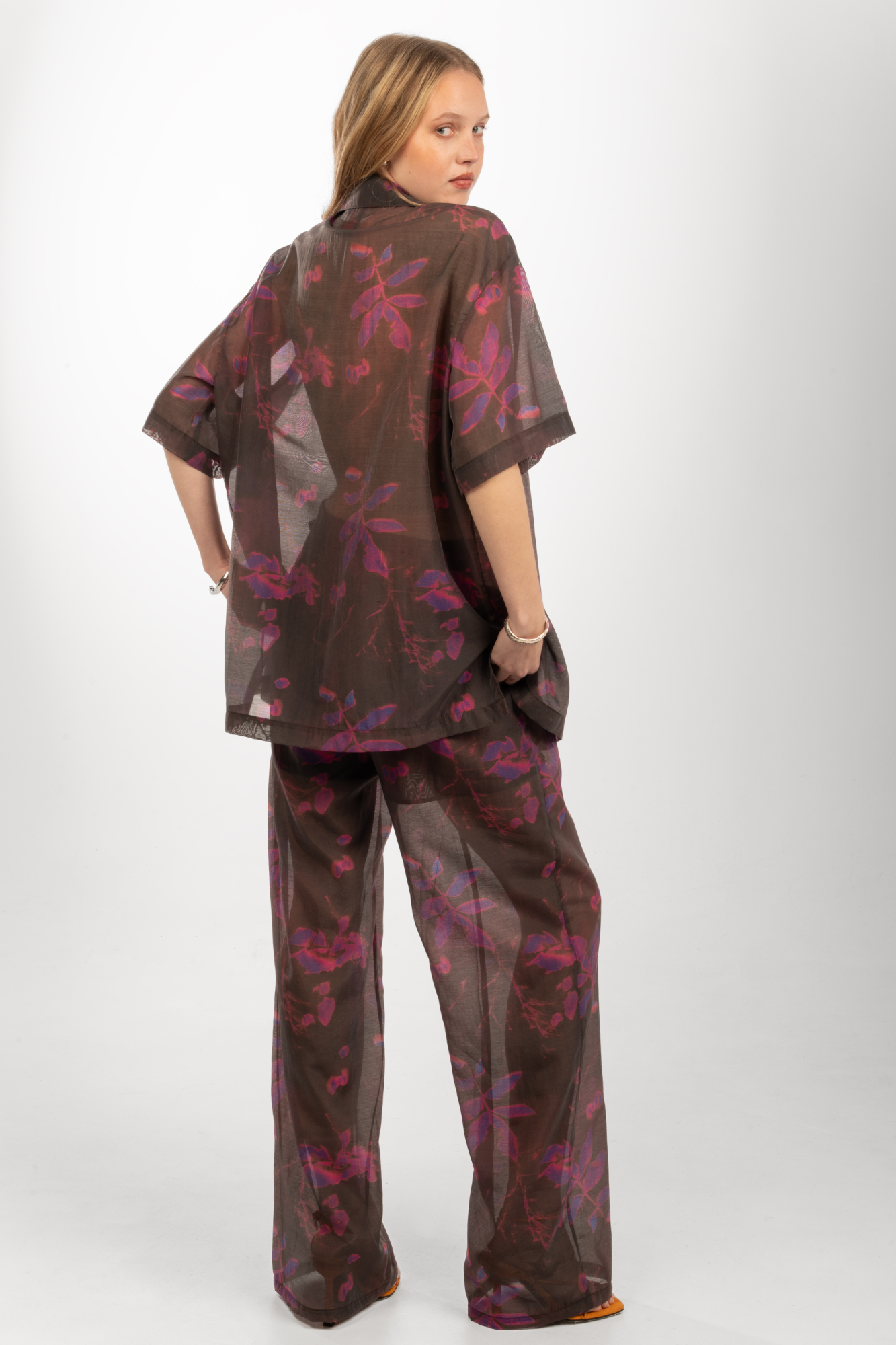 Poppy Pants - Cyan Purple