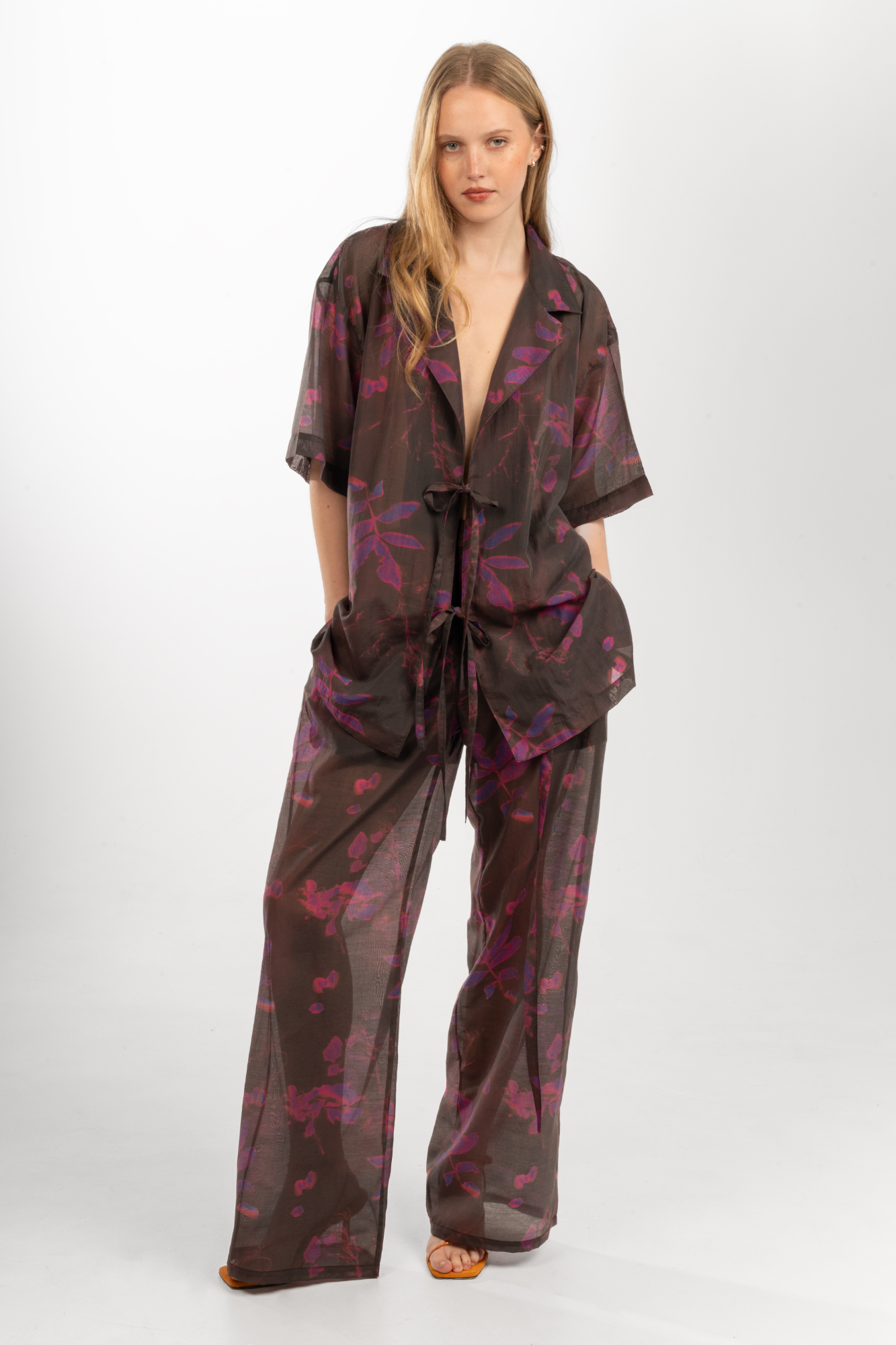 Poppy Pants - Cyan Purple