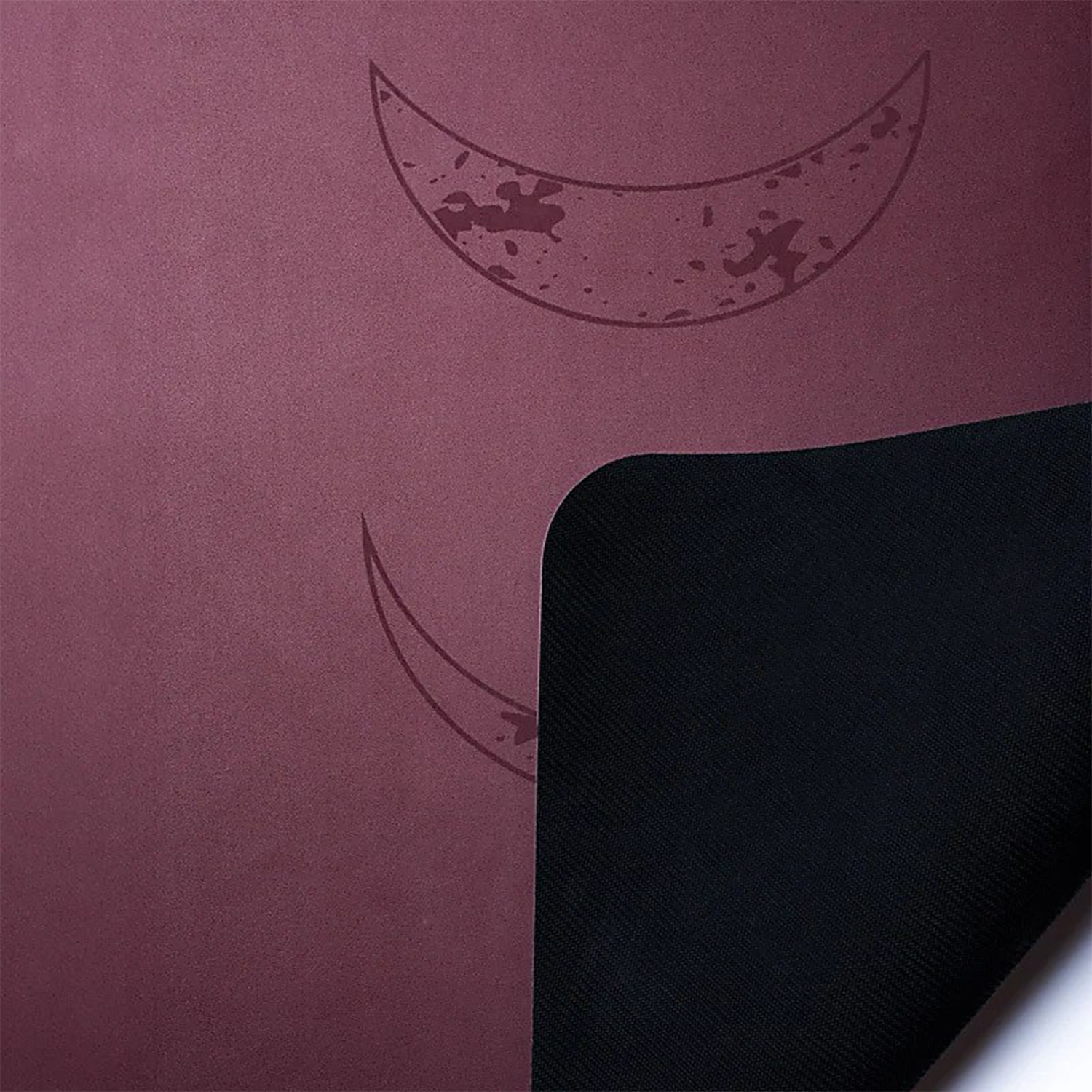 Στρώμα Γιόγκα Pro Yoga Mat Celestial Moon Burgundy 183cm με Ιμάντα Μεταφοράς