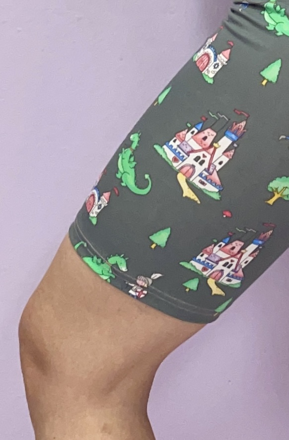 The *tiny kingdom* biker shorts
