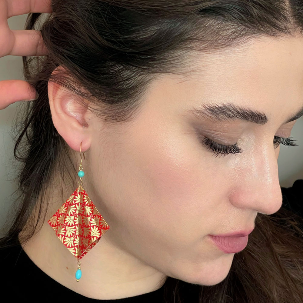 Kimono Origami Earrings