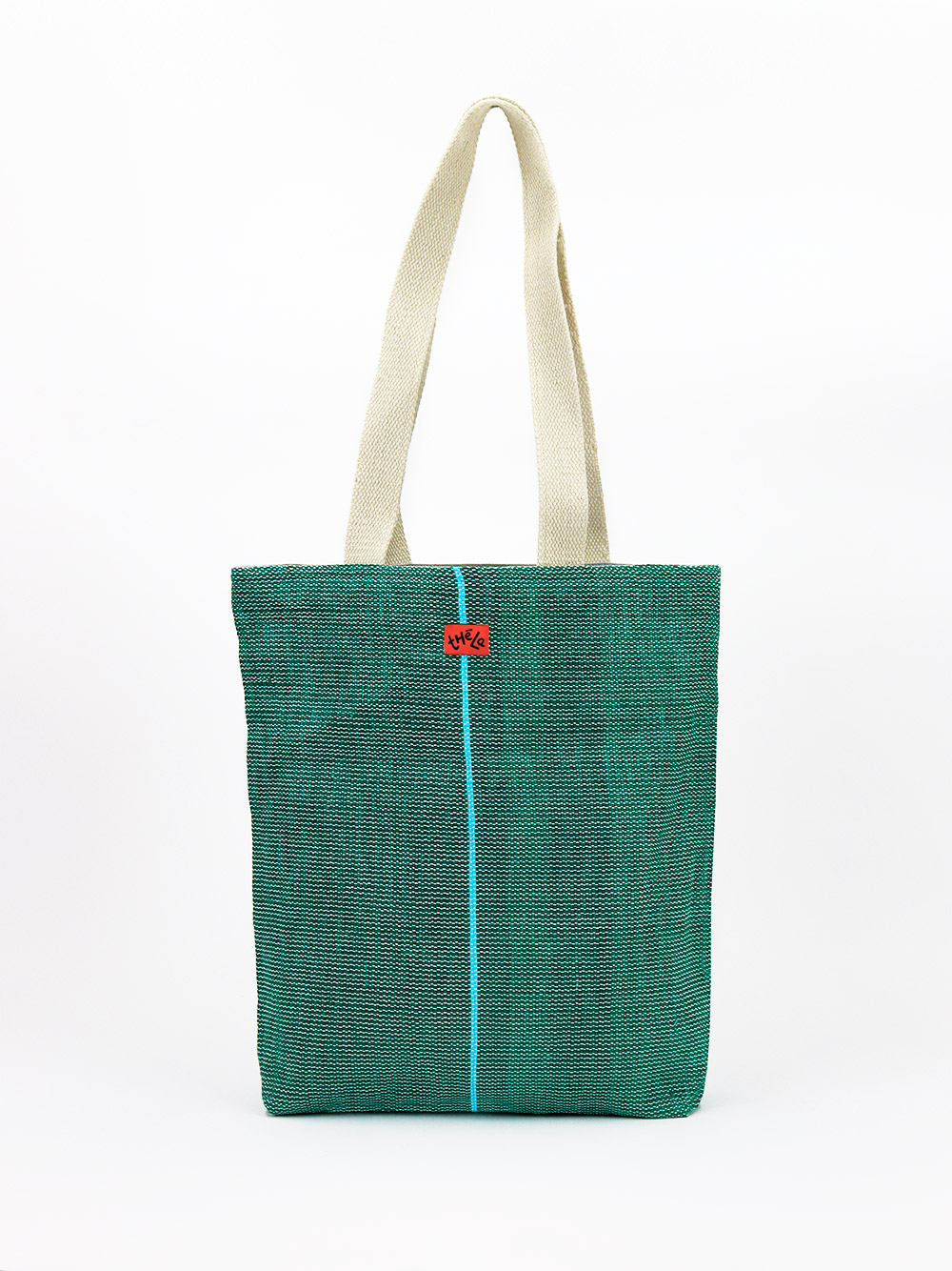 Green Shopper Tote Handcrafted from Waste Plastic 
