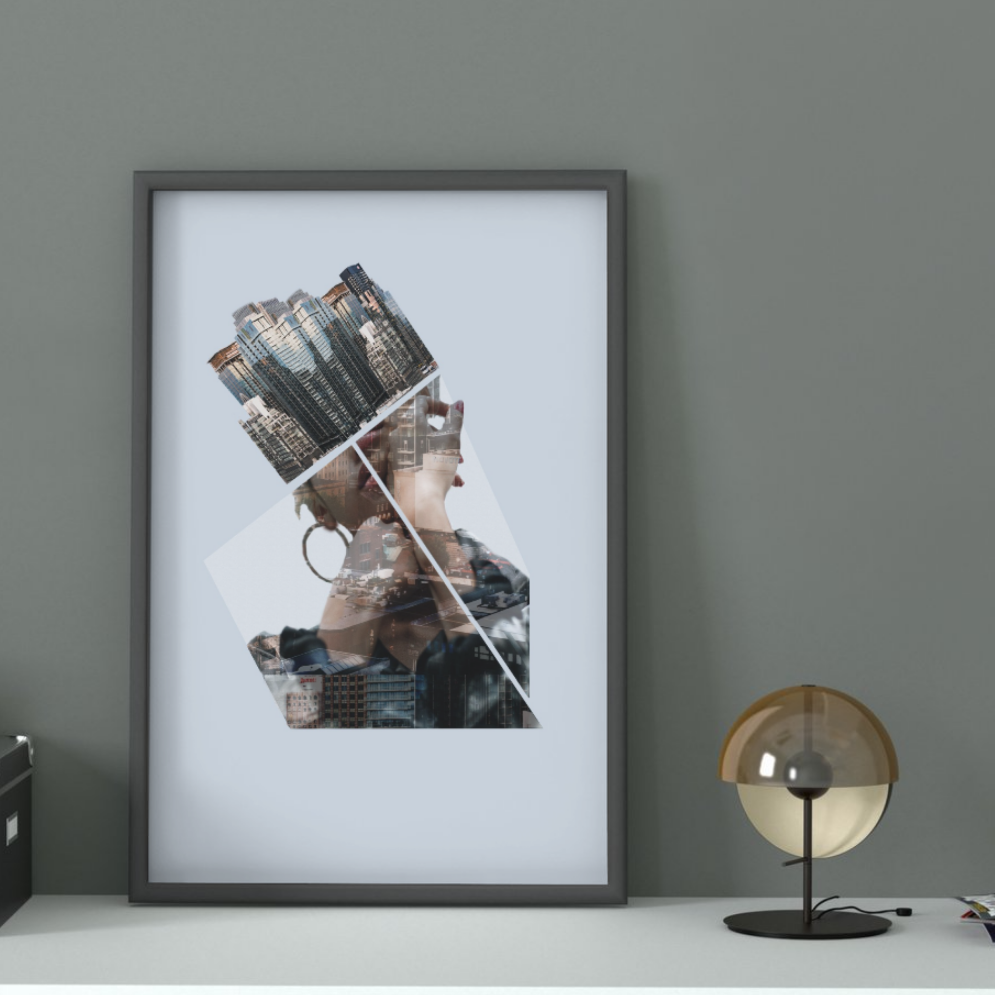 Urban Soul | Surreal Collage Art Print 