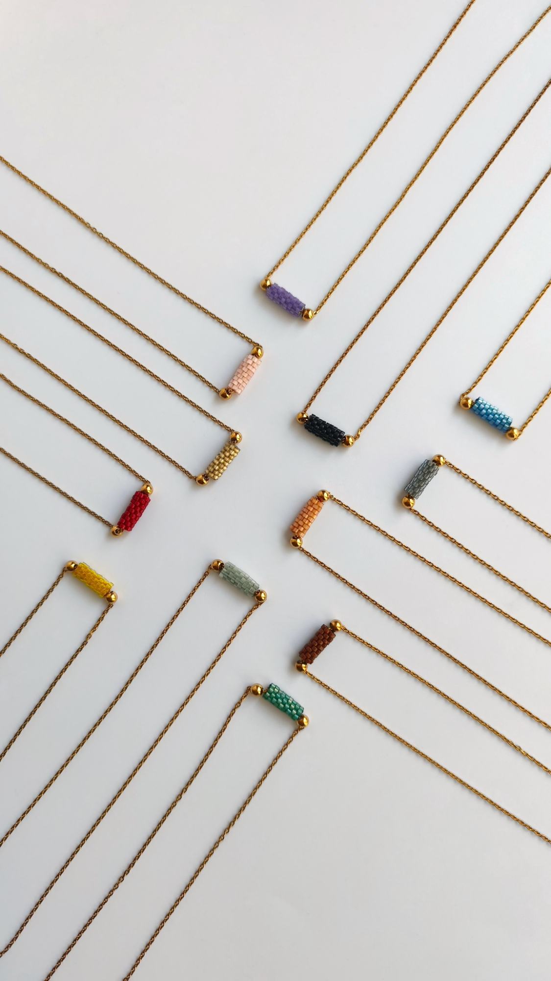 Zodiac Color Necklace with Miyuki Beads