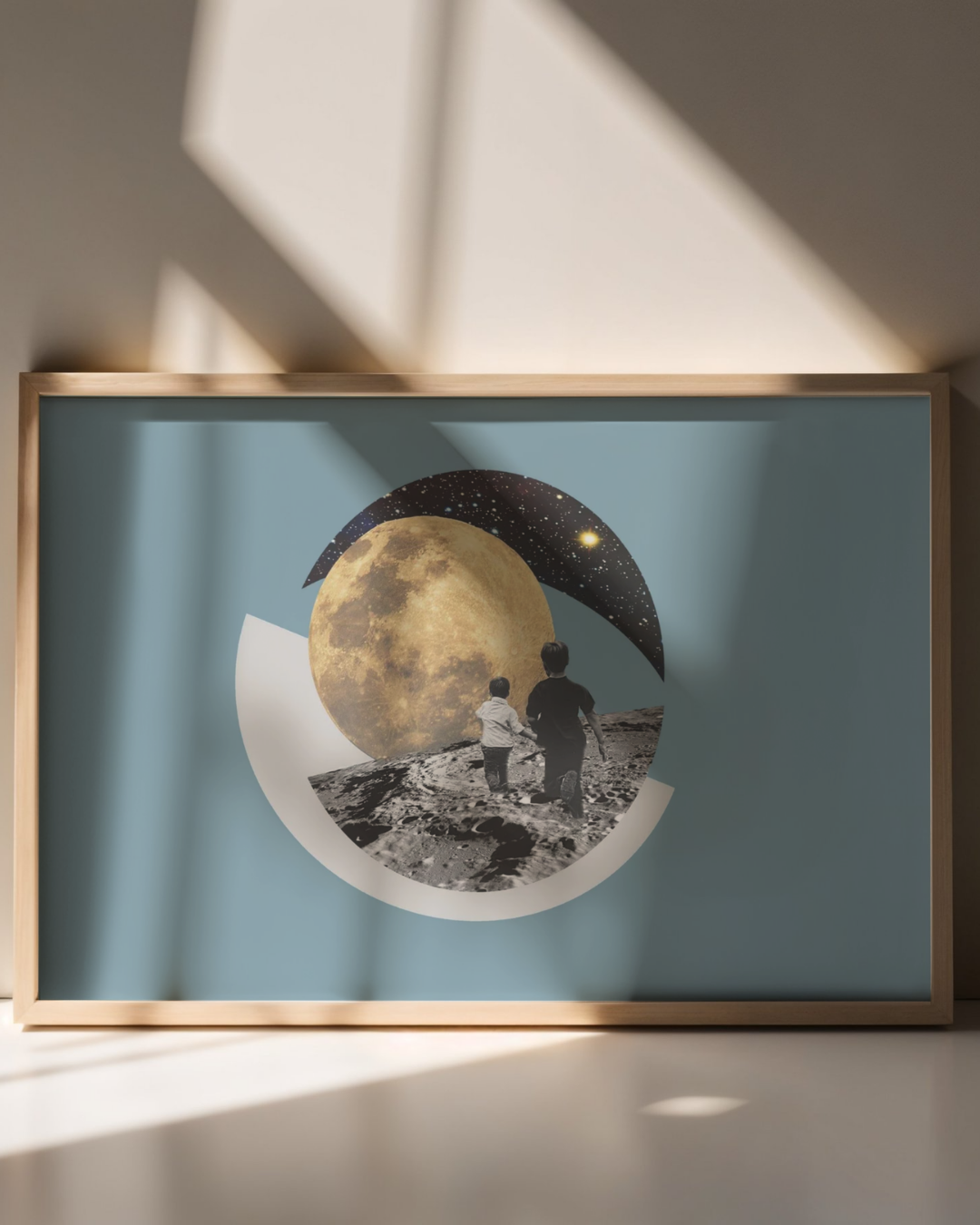 Almost There | Surreal Collage Art Print 