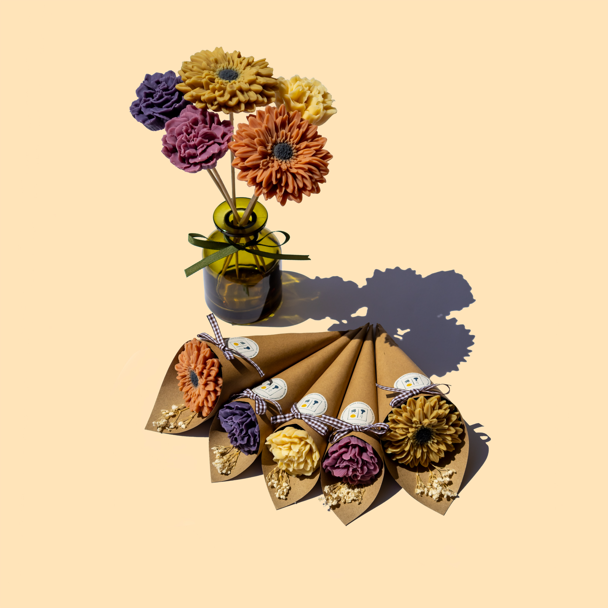 Κέρινα Λουλούδια | Rustic Collection