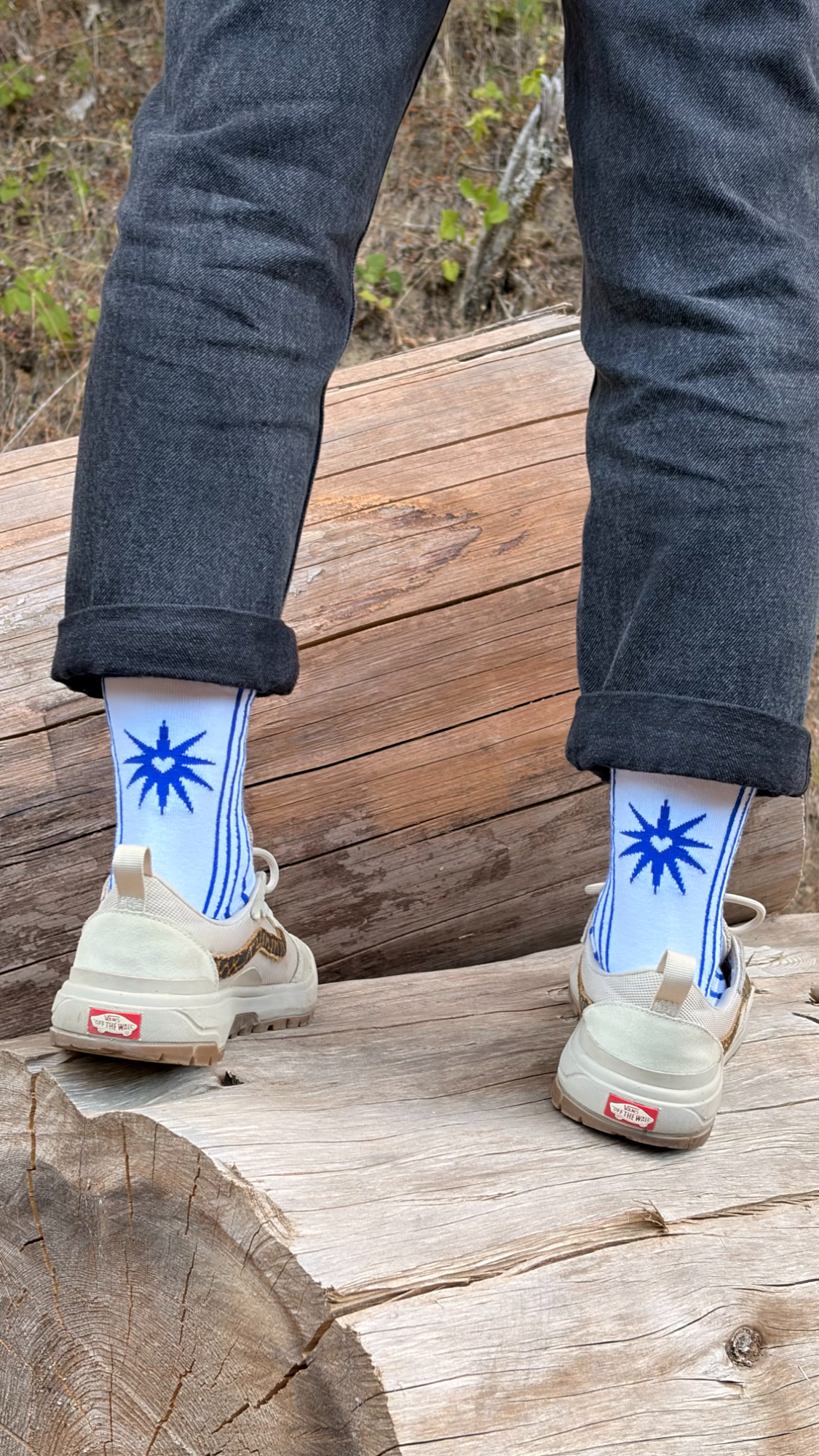 "Soleil dans le coeur" - Premium Socks