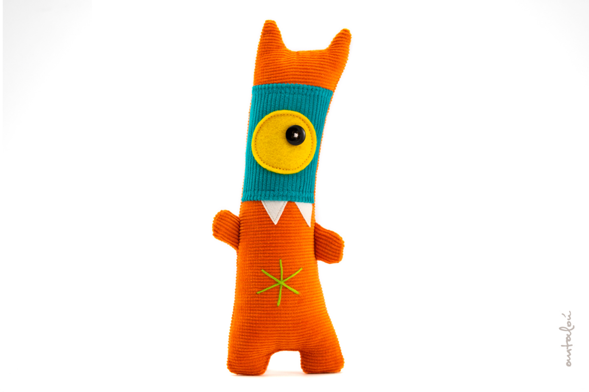 mini Monster with Mask - soft toy