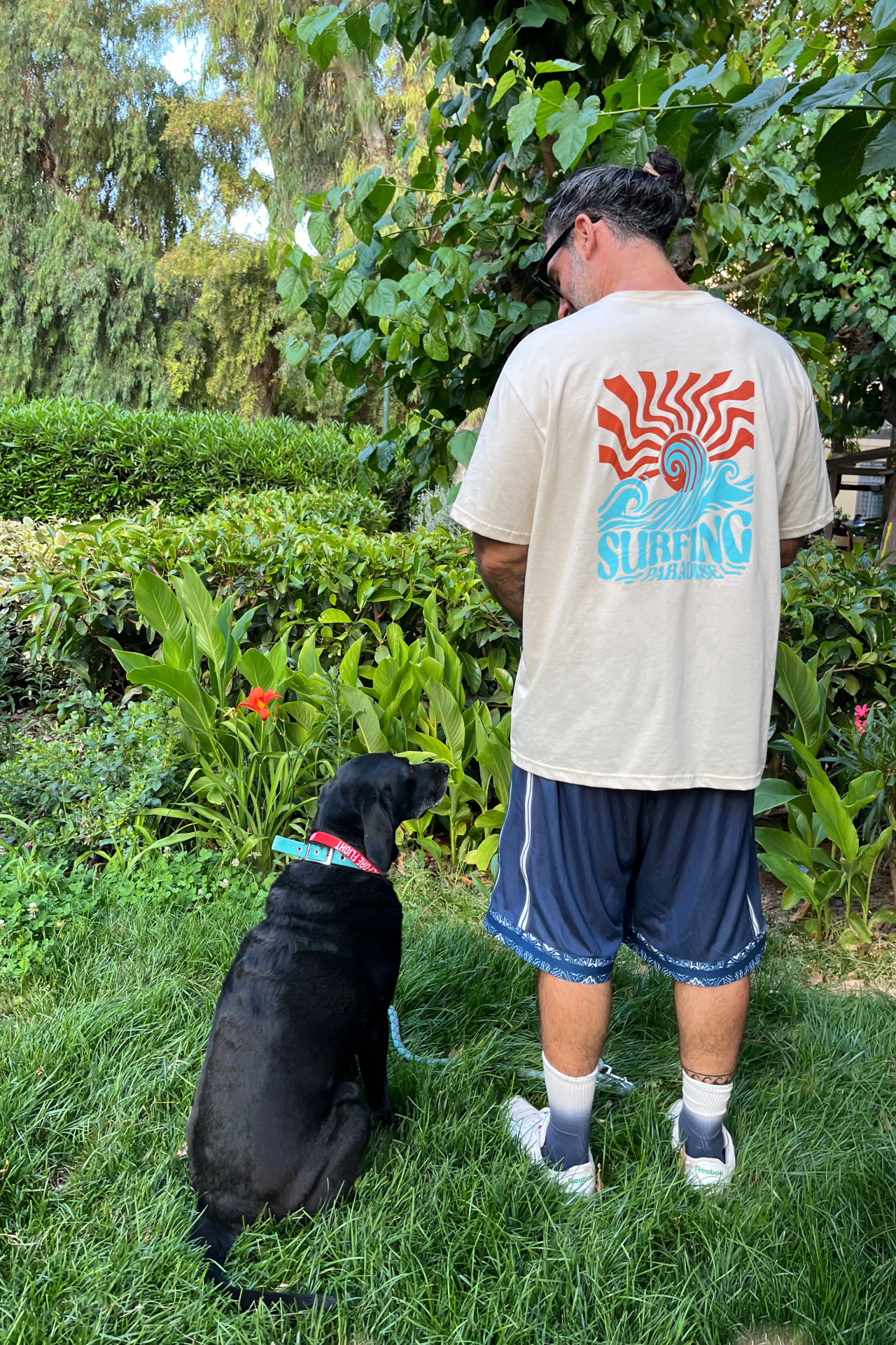 Surfing Paradise Oversized Graphic T-Shirt | Sevi Waves