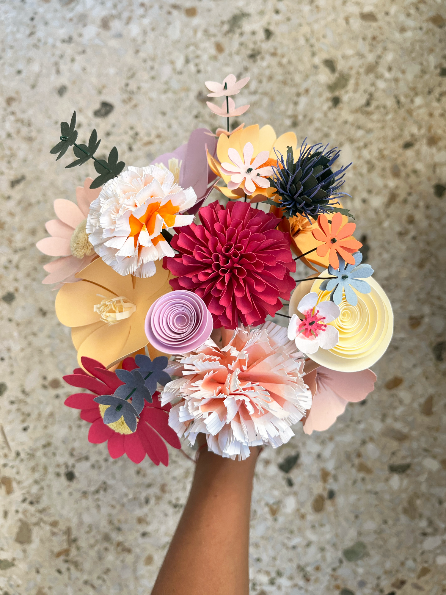 Paper Flower Composition