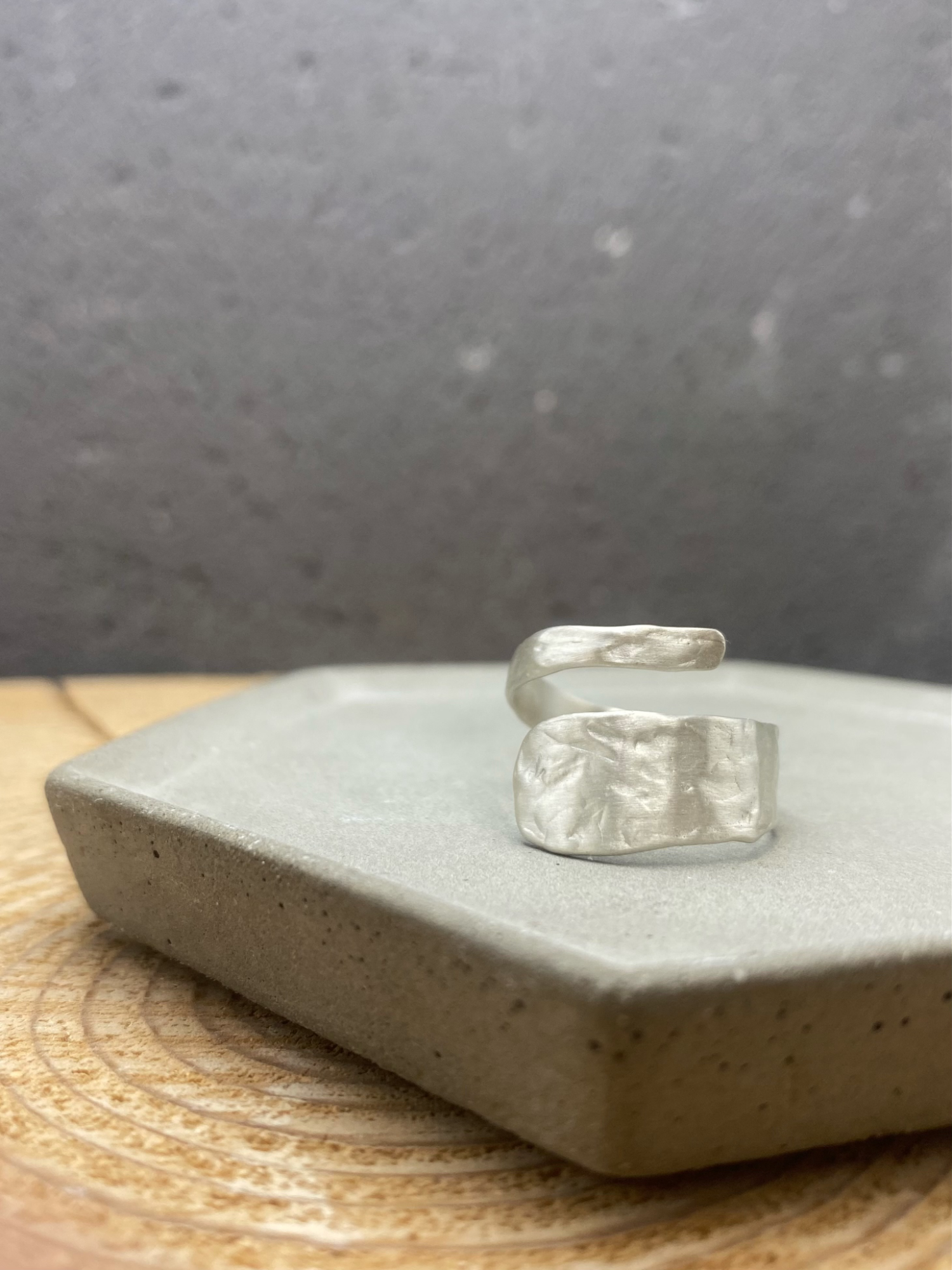 Raw signet ring