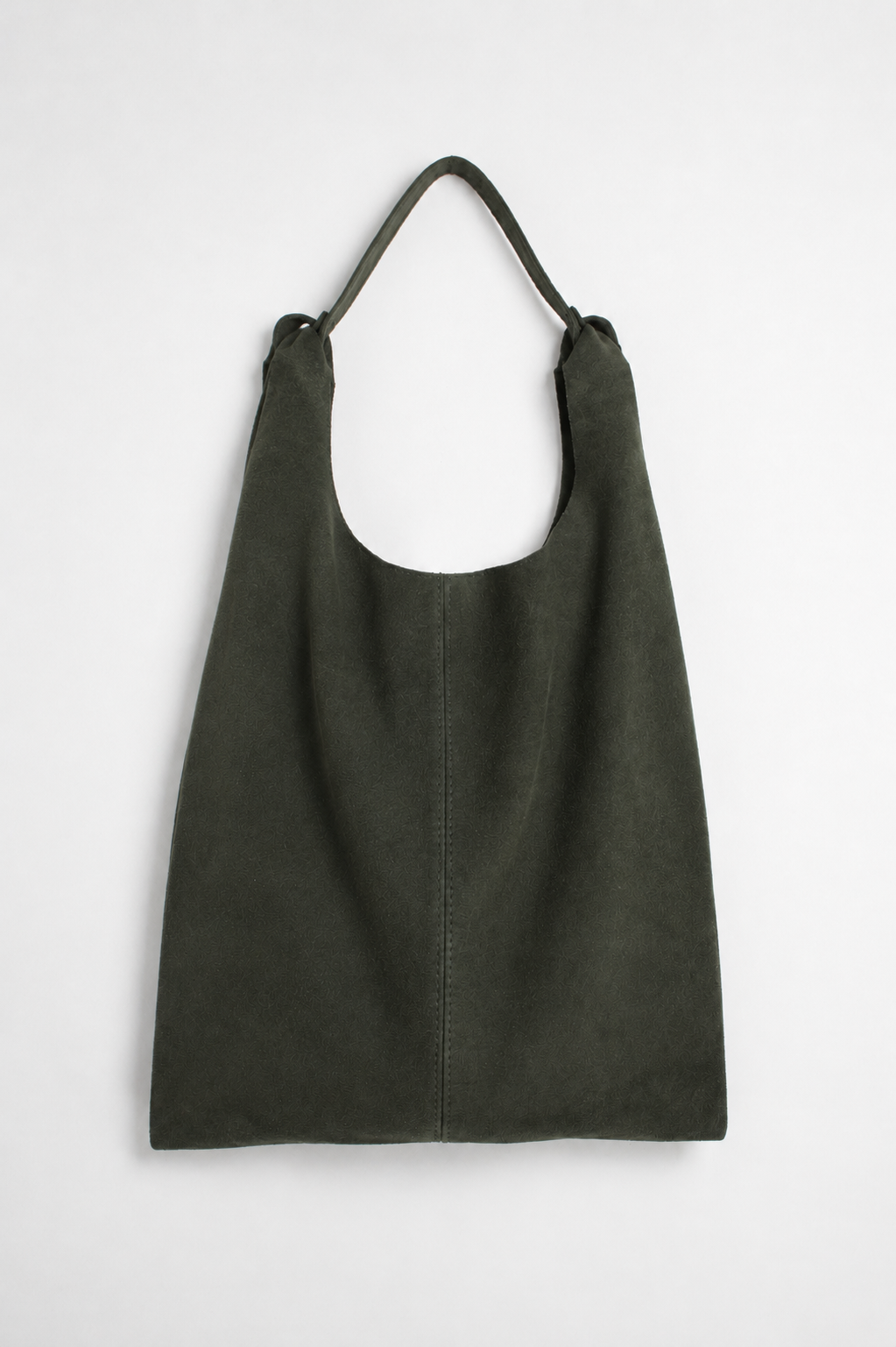 Thalia Tote | Khaki Suede Leather