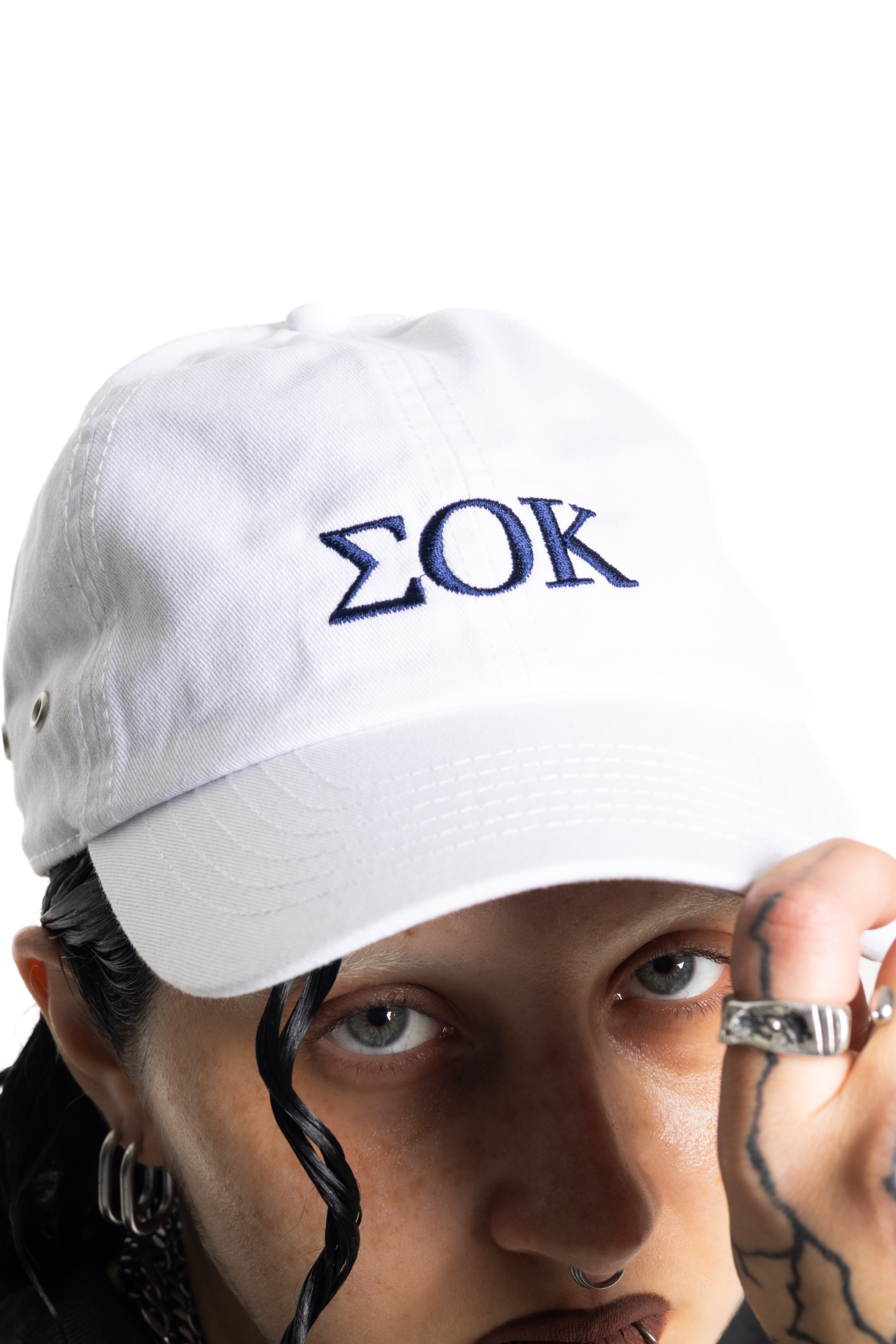 ΣΟΚ Cap - White 