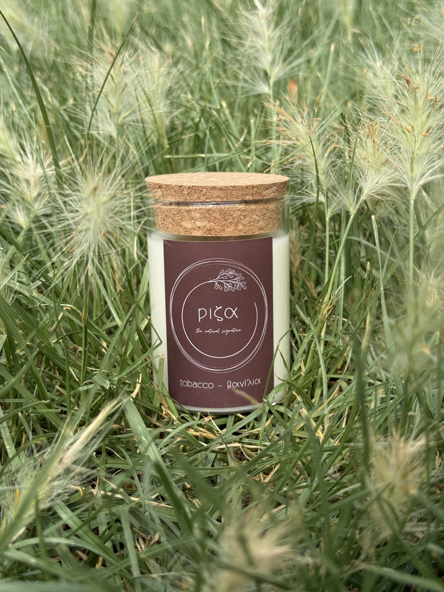 αρωματικό κερί σόγιας tobacco vanilla 200ml