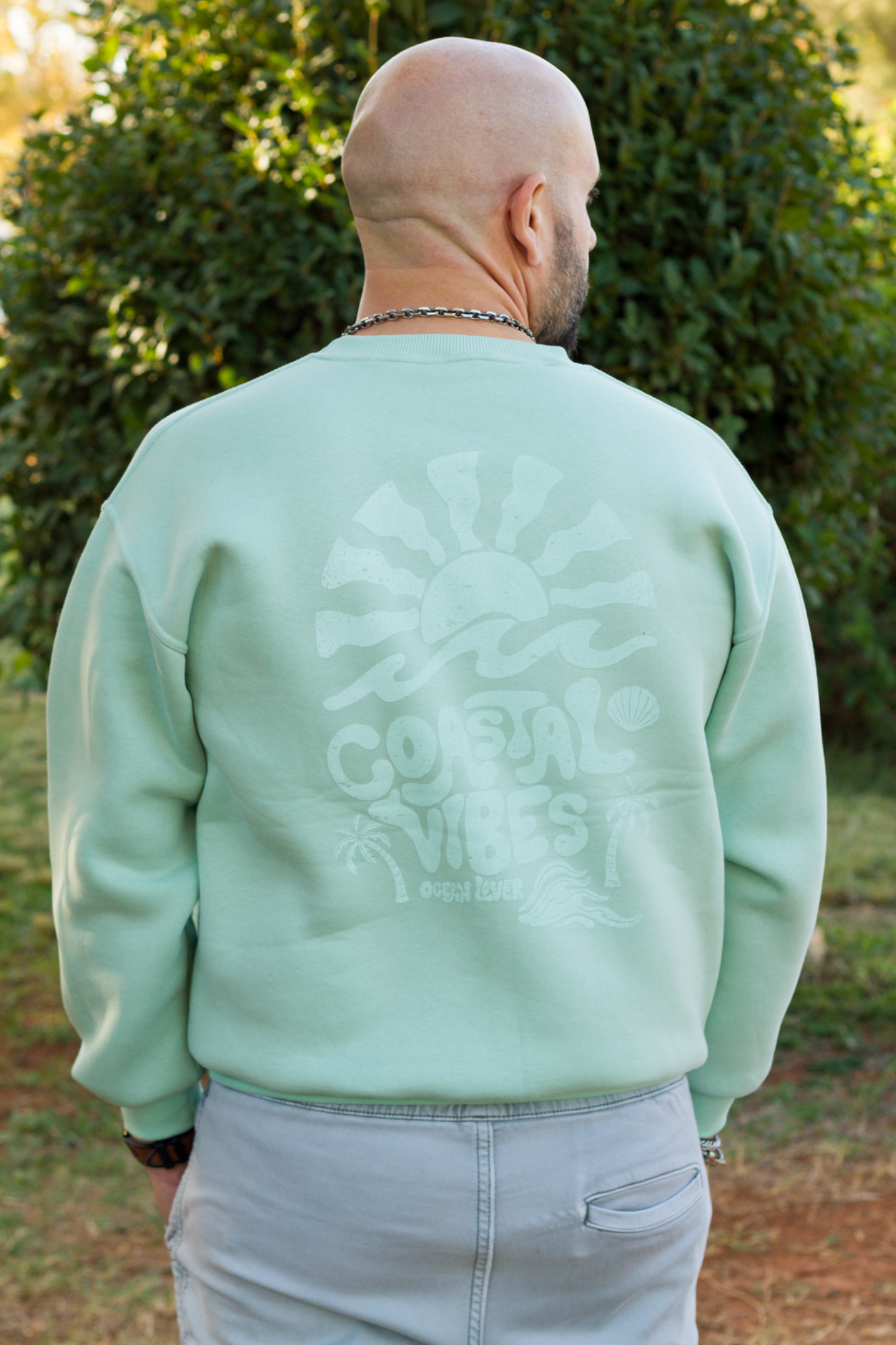 Salt & Palms Oversized Crewneck | Sevi Waves