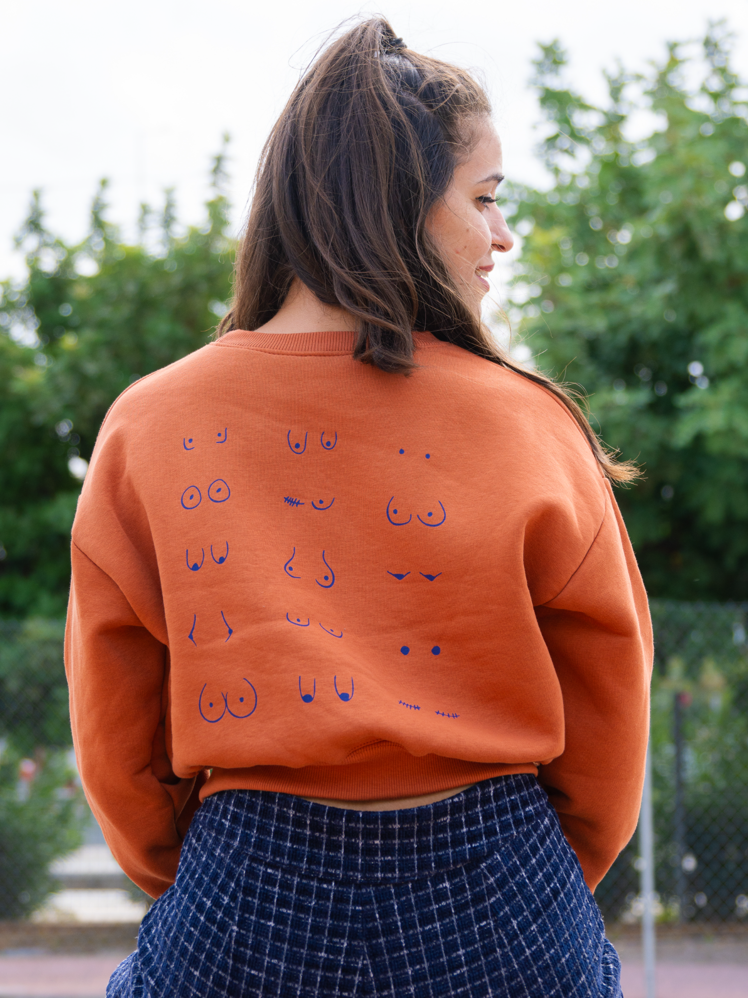 Crop-top Boobies Hoodie
