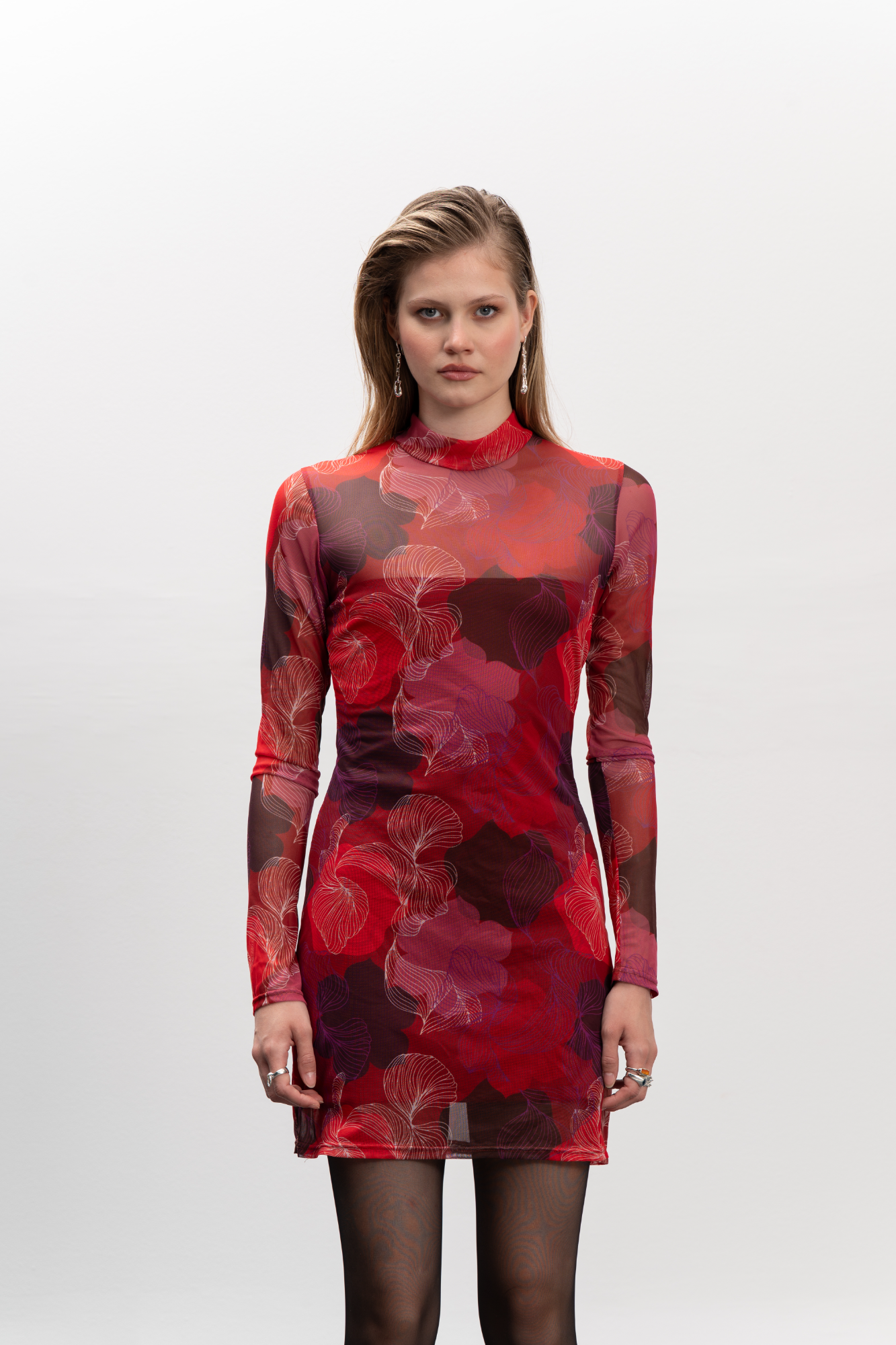 Hudson Dress - Red Haze