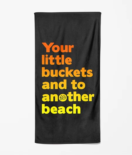 Your little buckets and to another beach – Πετσέτα Παραλίας