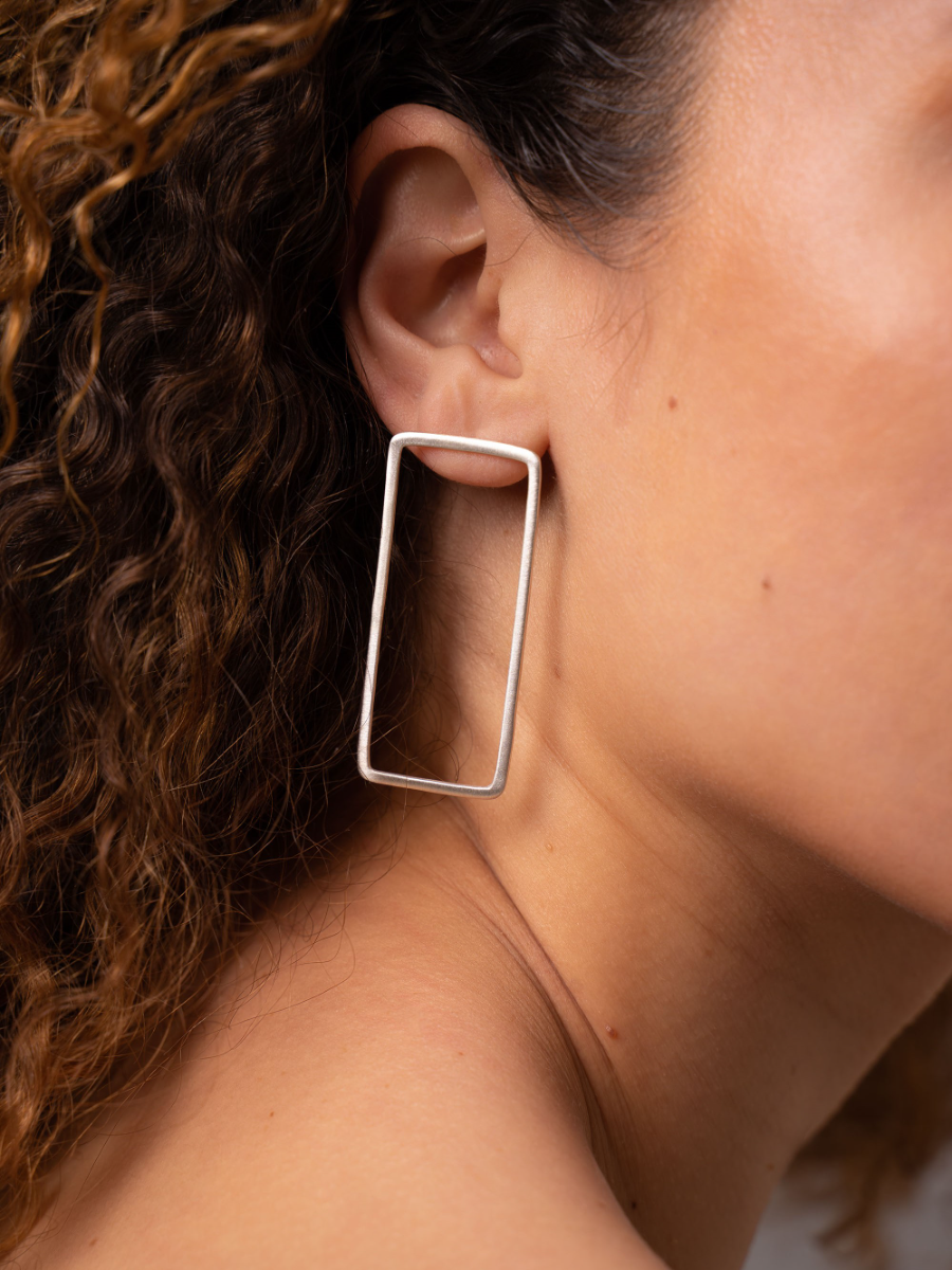 Rectangle earrings