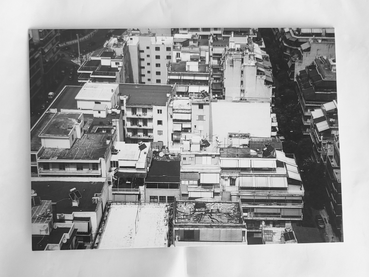 Photography print, urban wall art, city poster, architecture print, home office decor, skyline art, black and white, desk decoration