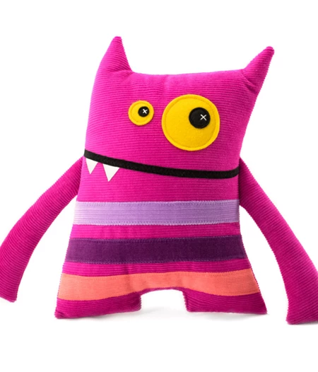 huggy Striped Monster - soft toy
