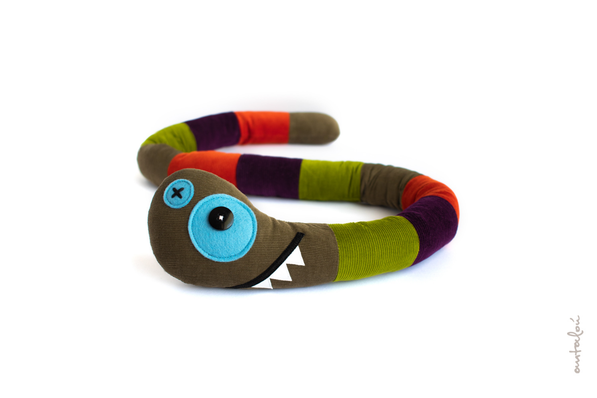 colorful Snake - soft toy