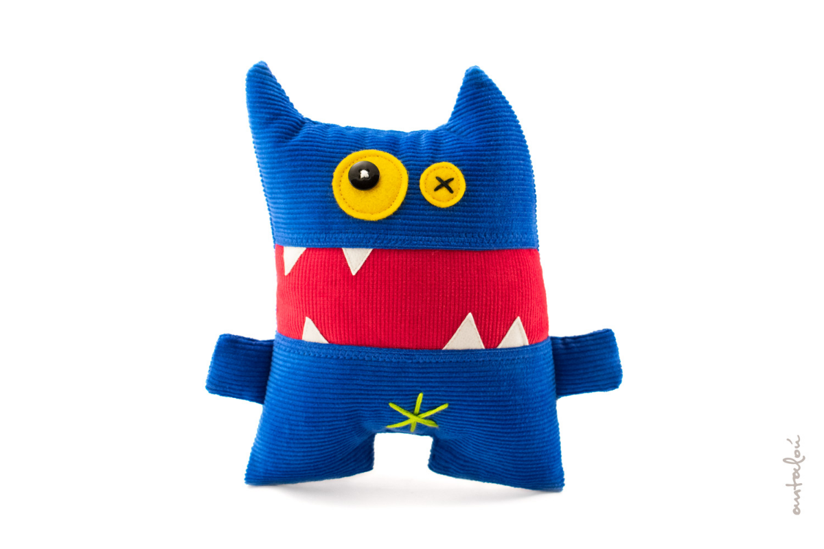 little Monster Shouting - soft toy