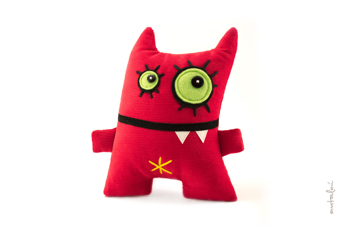 little Miss Monster - soft toy