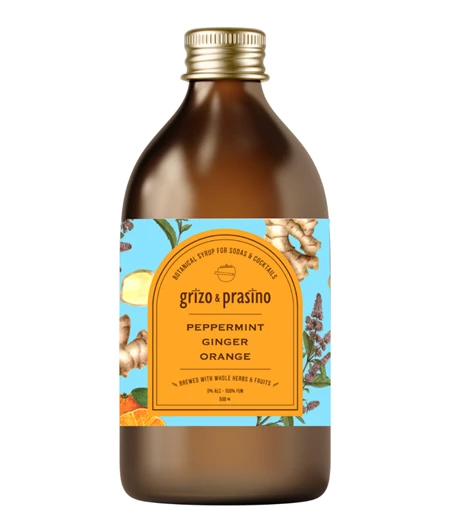 Botanical syrup τζίντζερ