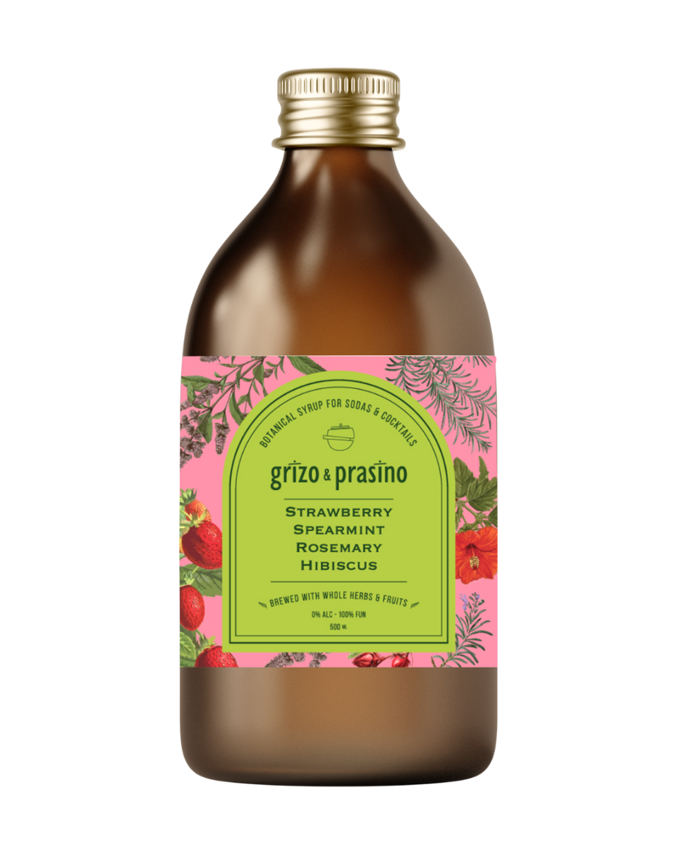 Botanical syrup strawberry