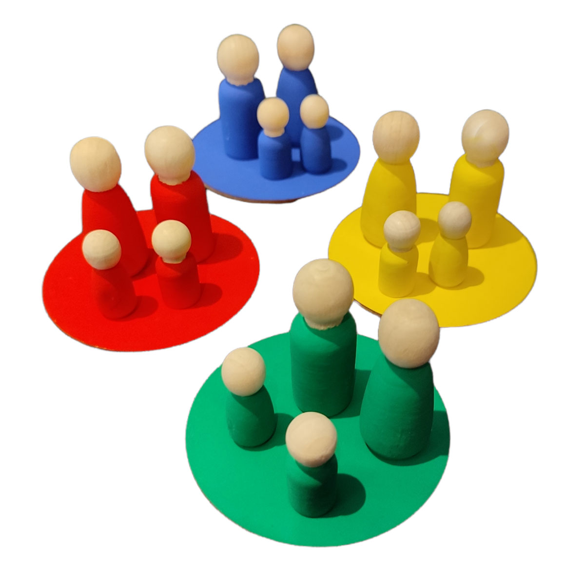 Ξύλινες φιγούρες (Peg Dolls) σετ 20τμχ