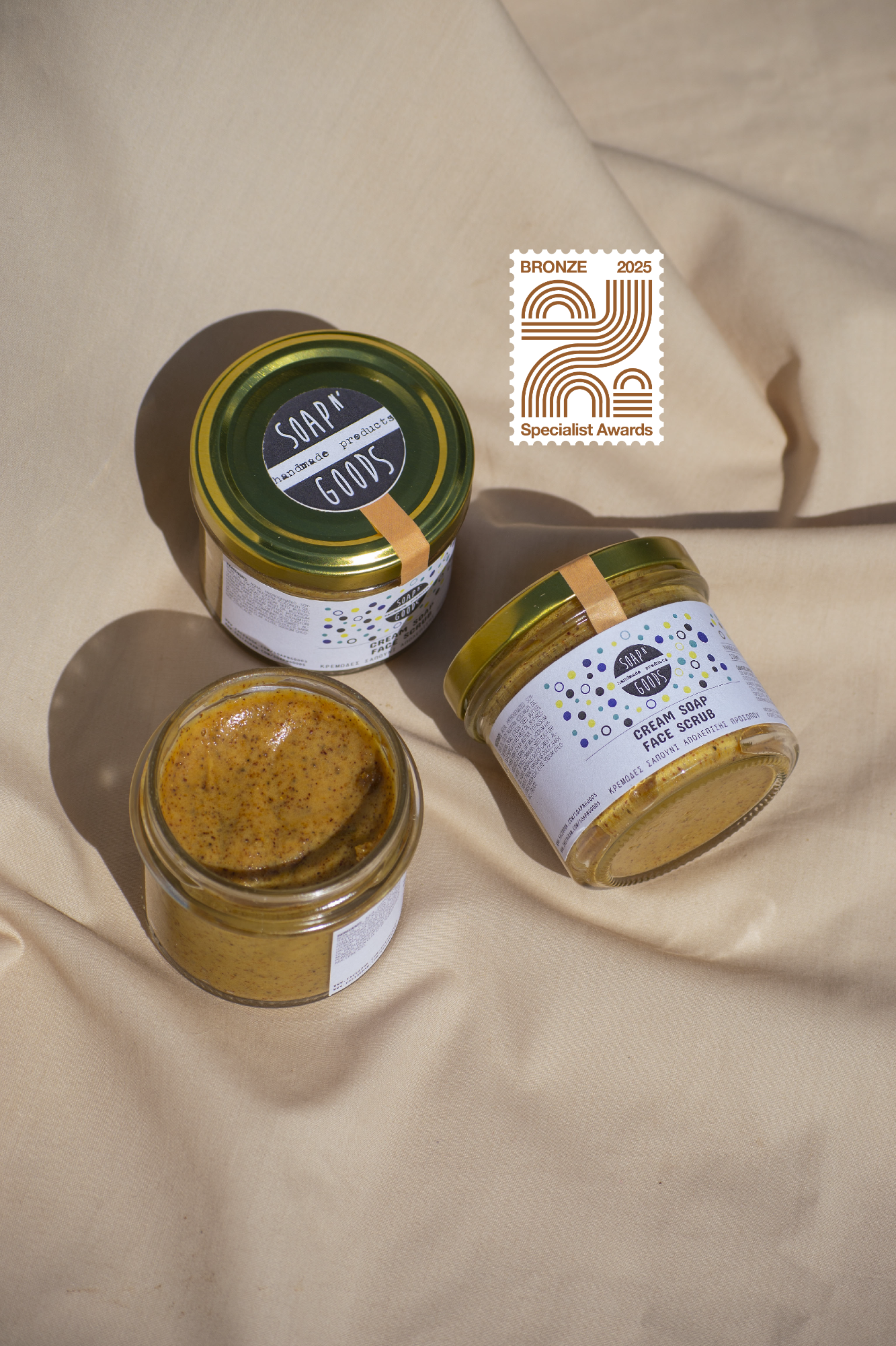 Cream soap face scrub 130ml