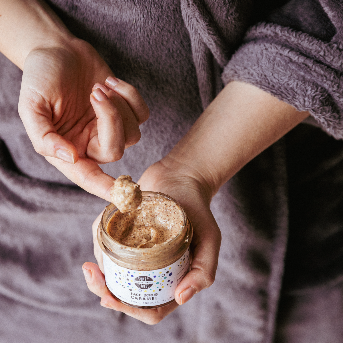 Cream soap face scrub 130ml