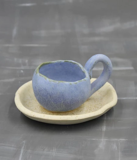Freeform Ceramic Coffee Set Single