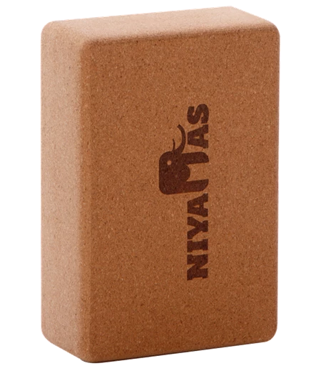 Yoga Block Niyamas Cork (23x15x8cm)