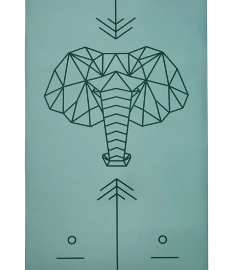 Στρώμα Γιόγκα Pro Yoga Mat Gaja Pastel Green (183x68x0.5cm) με Ιμάντα Μεταφοράς