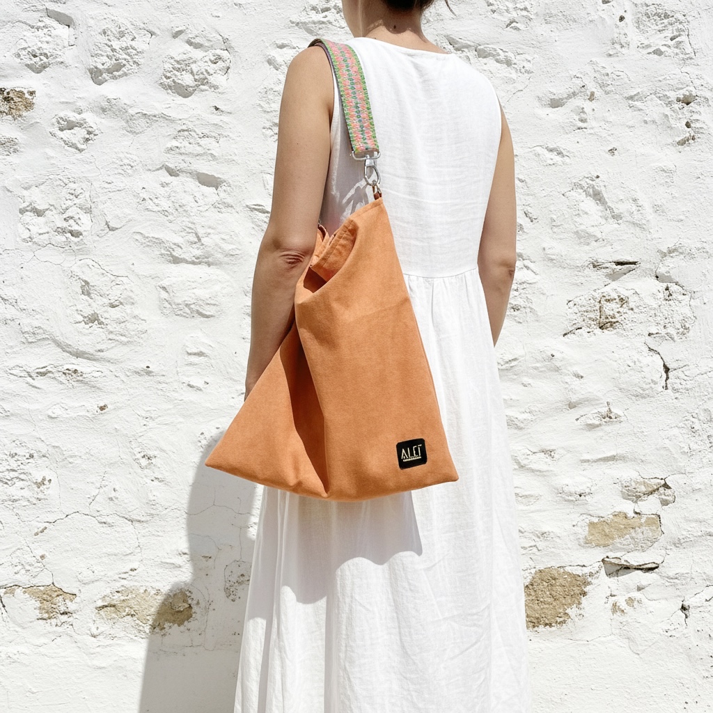 The City Shoulder Bag in Orange!