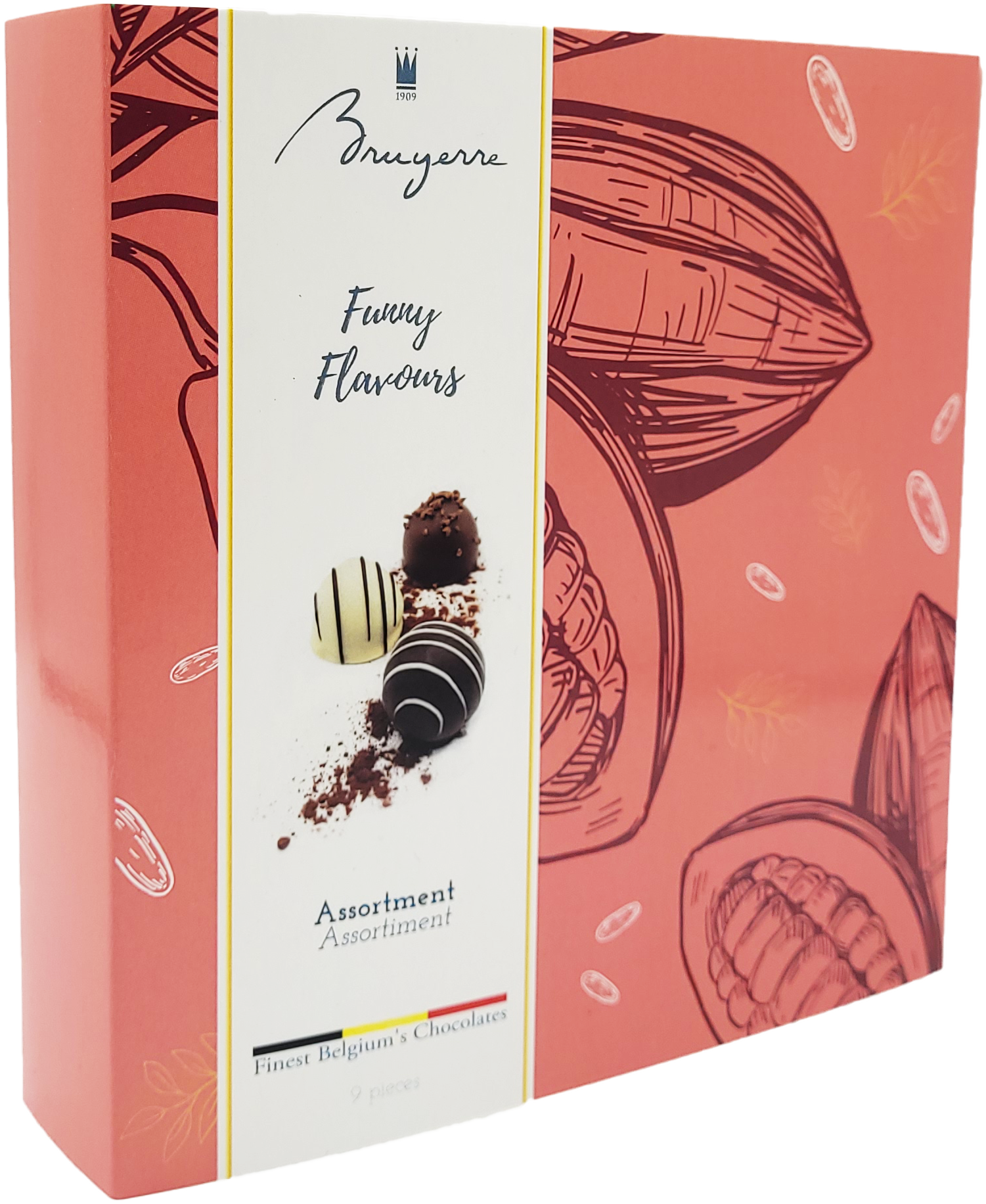 Bruyerre Belgian Pralines – Assorted Flavors 115g