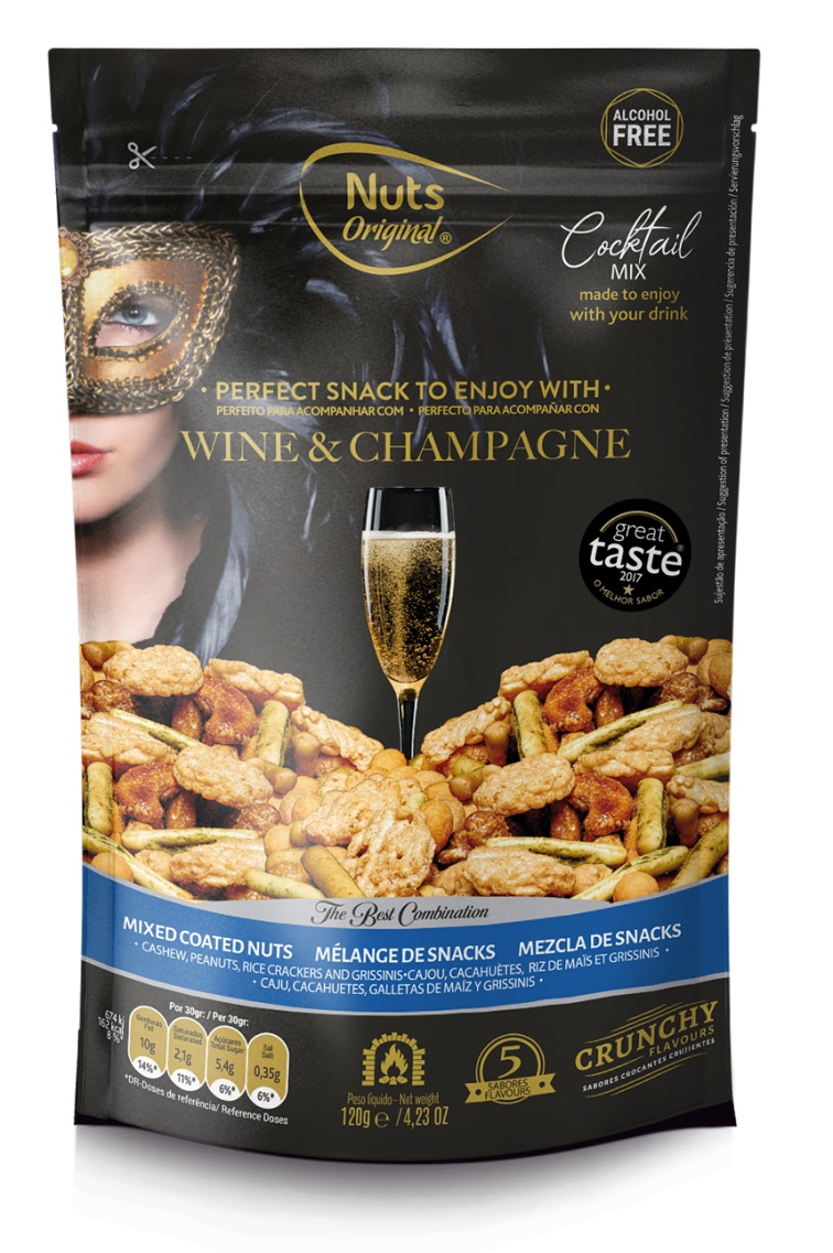 Nuts- Origianal. Μίξη ξηρών καρπών και κρασί 150γρ