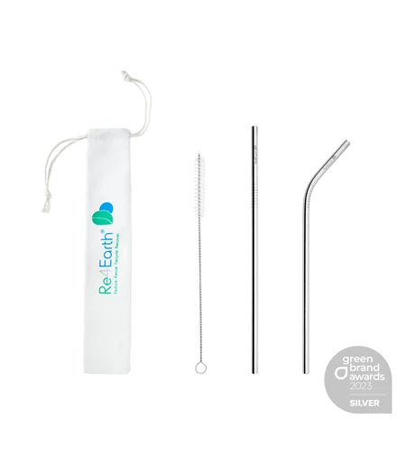Re4Earth Metal Straw | 2x Set