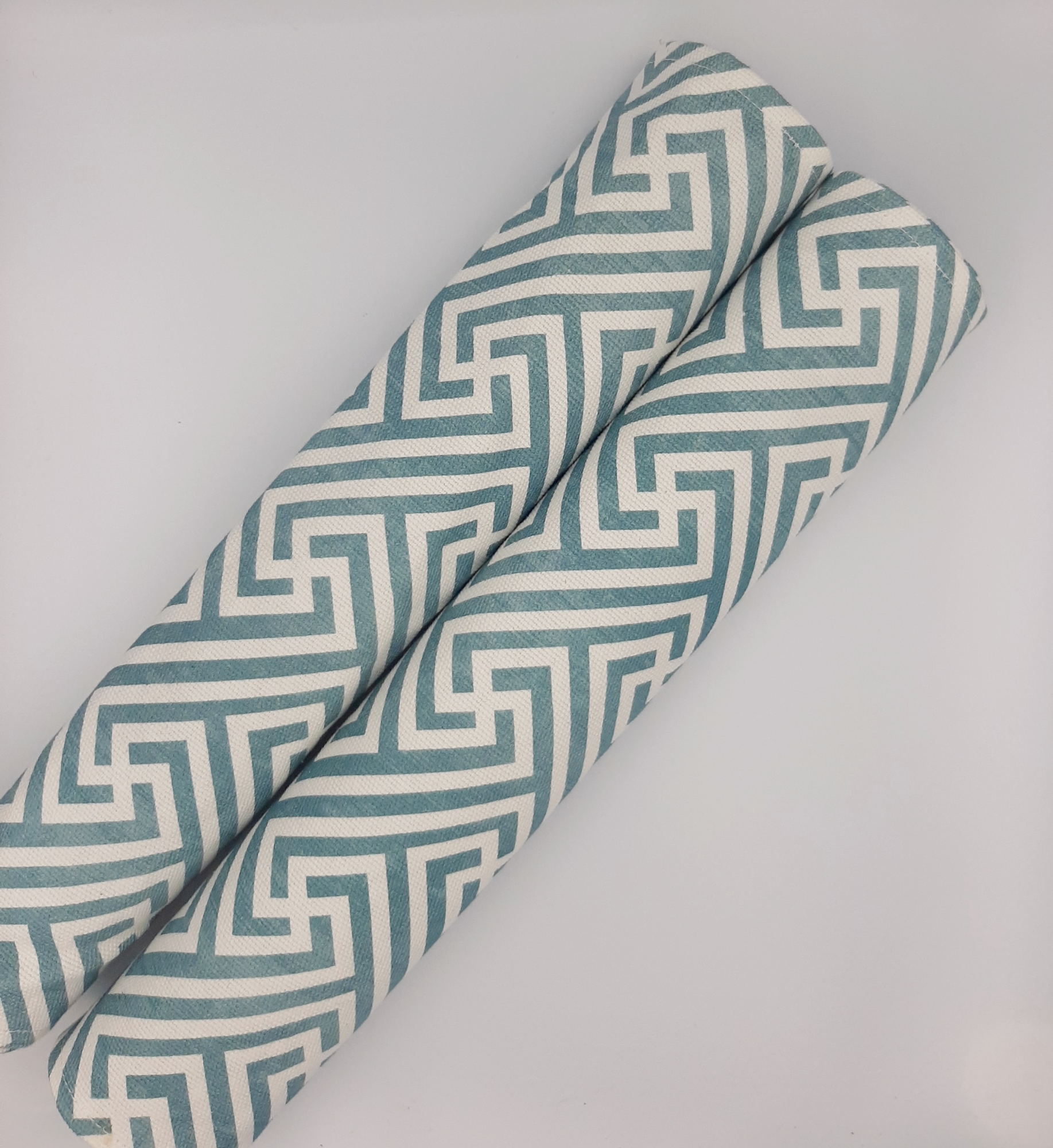 Σουπλά Υφασμάτινο Σετ 2 τεμ. (Χρώμα Λευκό/Βεραμάν)