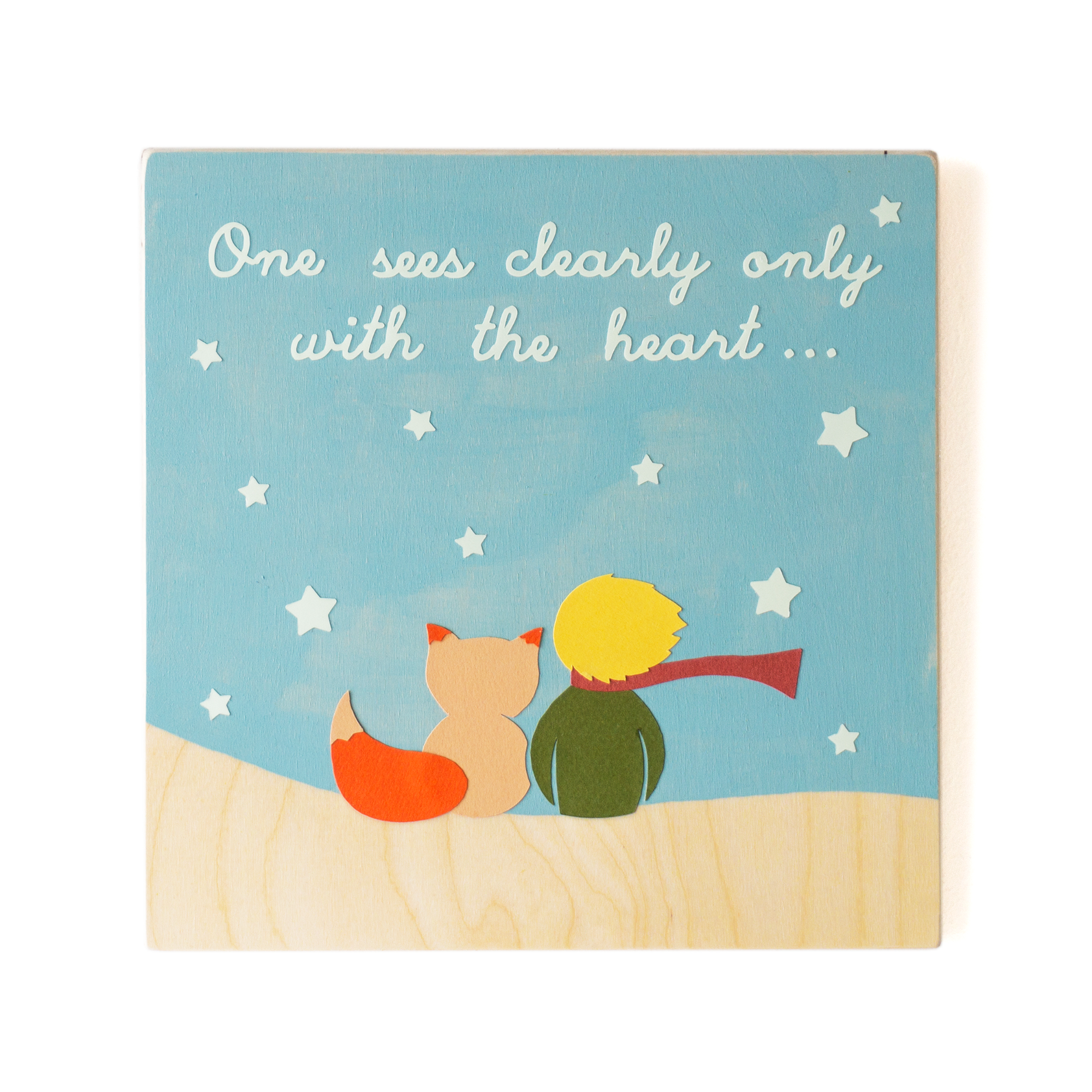 Ξύλινο καδράκι "Μικρός Πρίγκηπας"