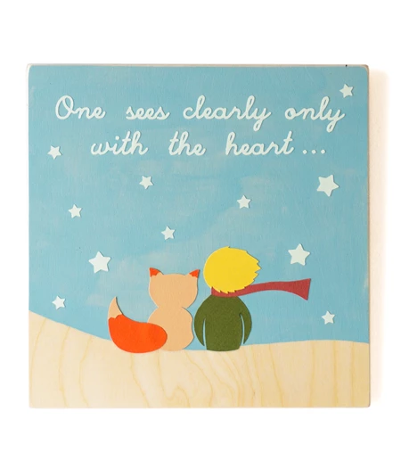 "Little prince" wood wall art