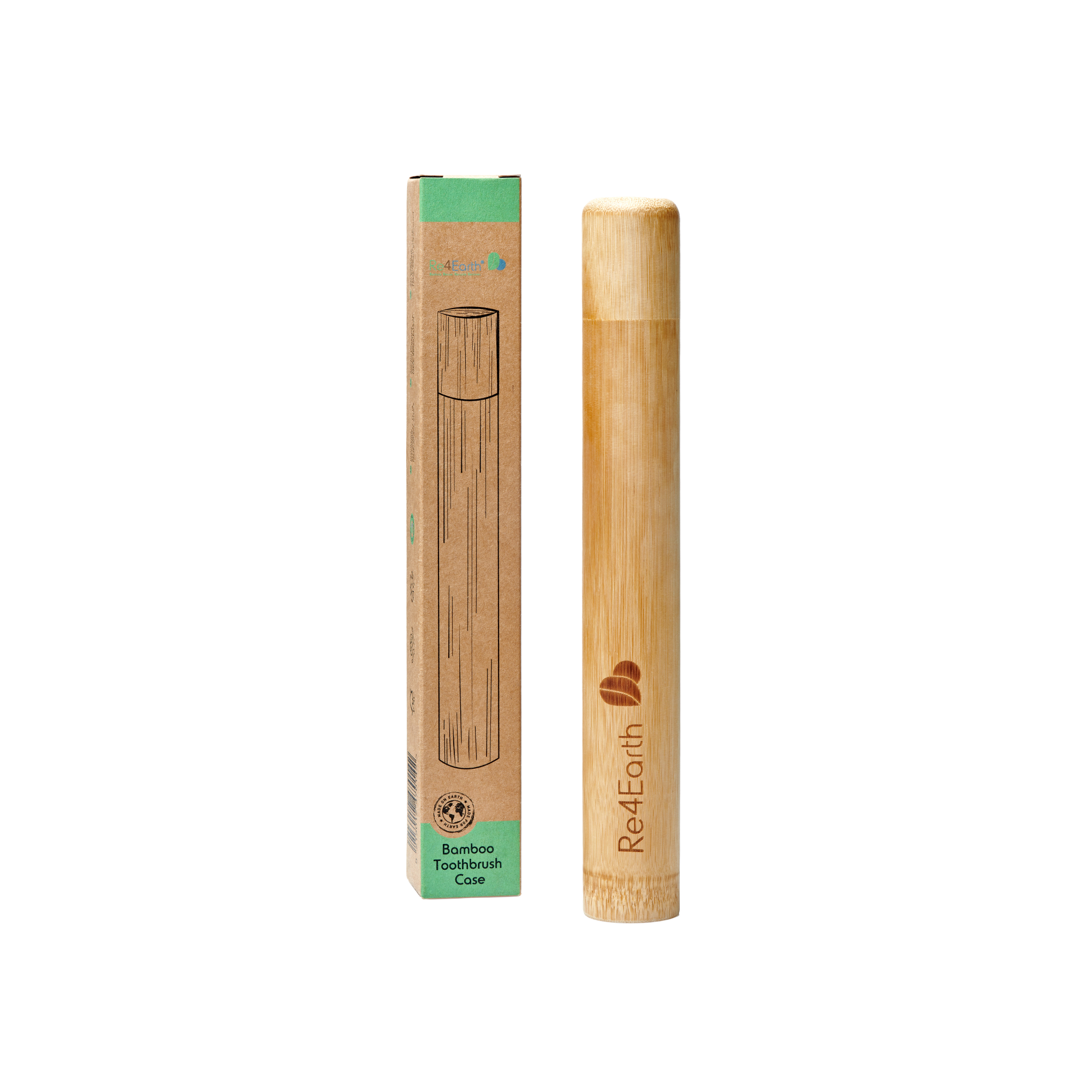 Re4Earth Bamboo Toothbrush Case