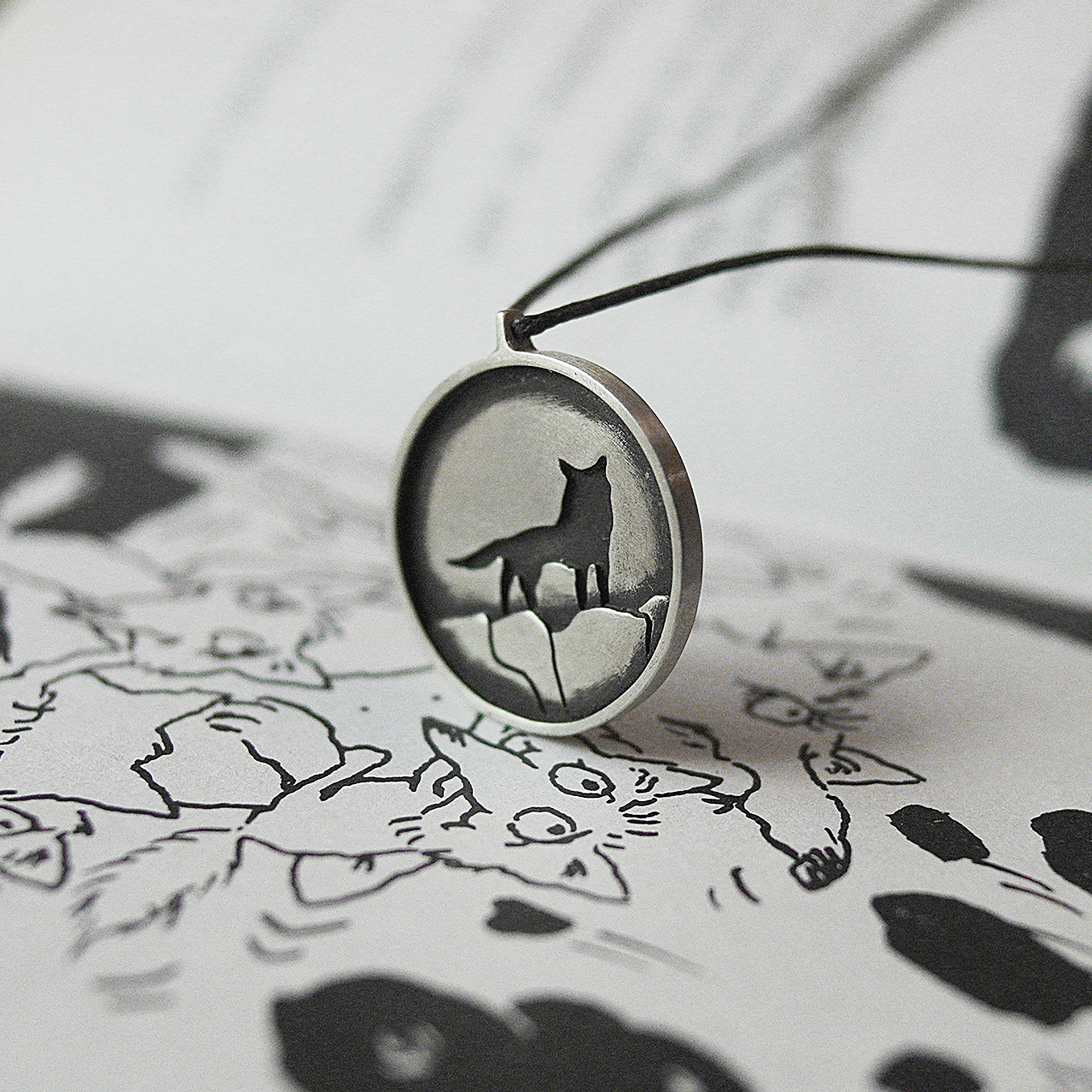 Wolf pendant