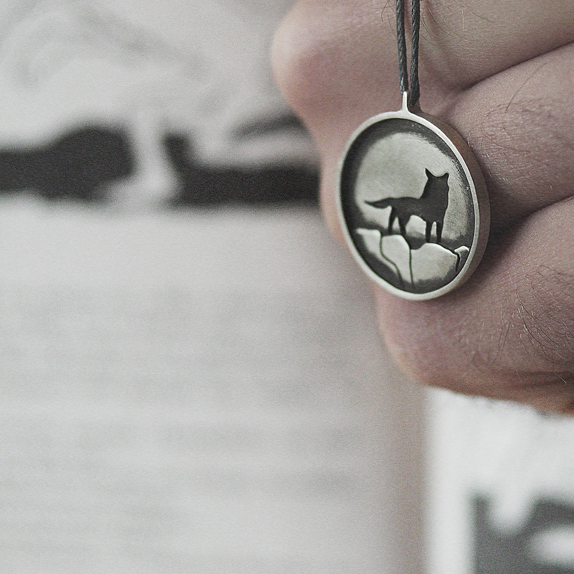 Wolf pendant