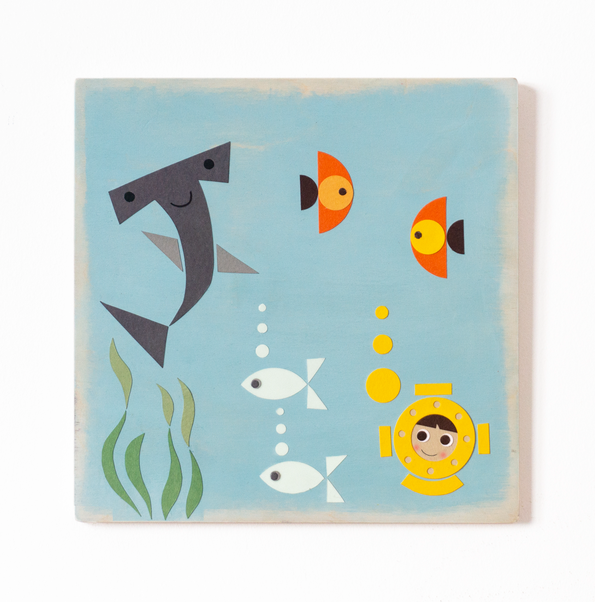 Scuba diver nautical nursery decor