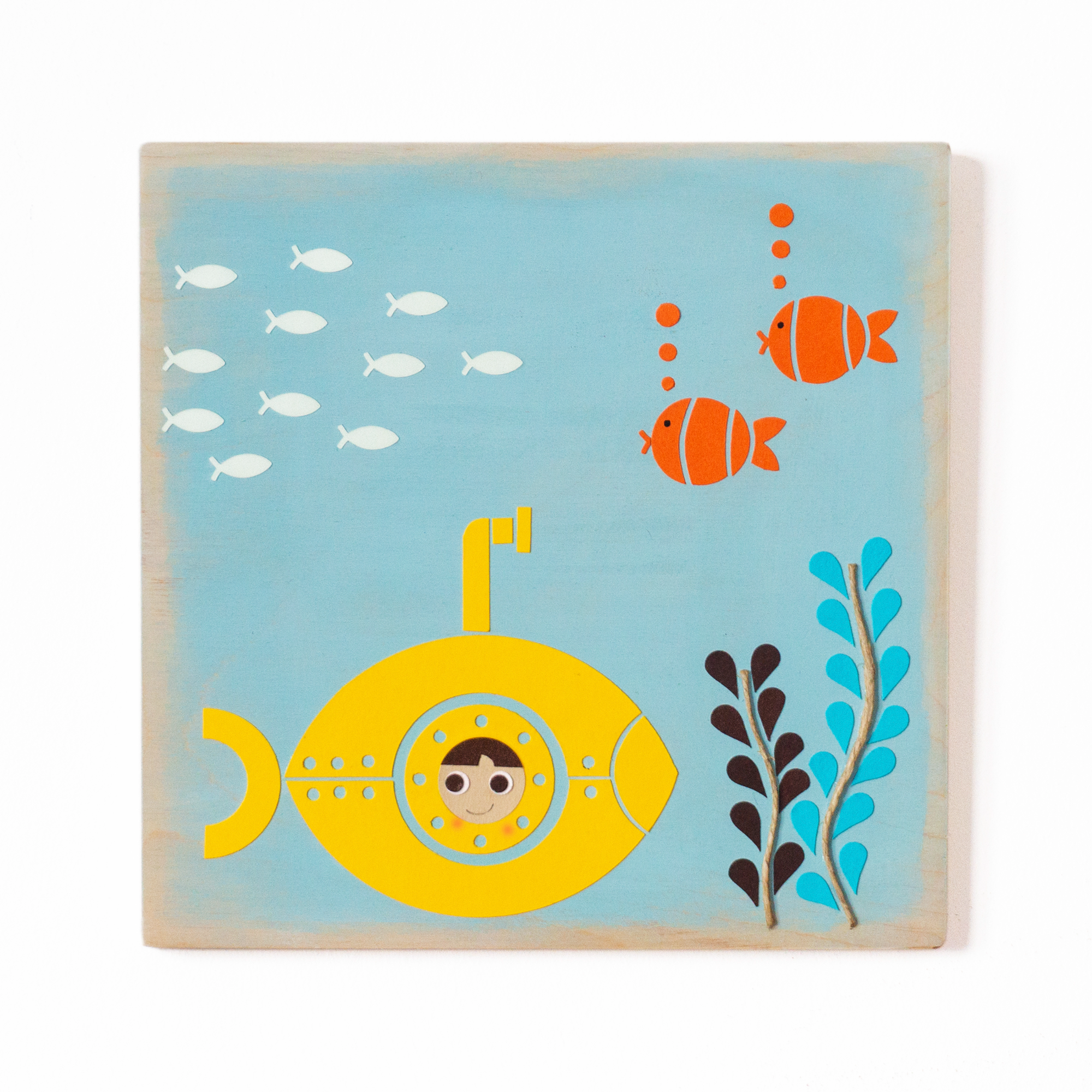 Scuba diver nautical nursery decor